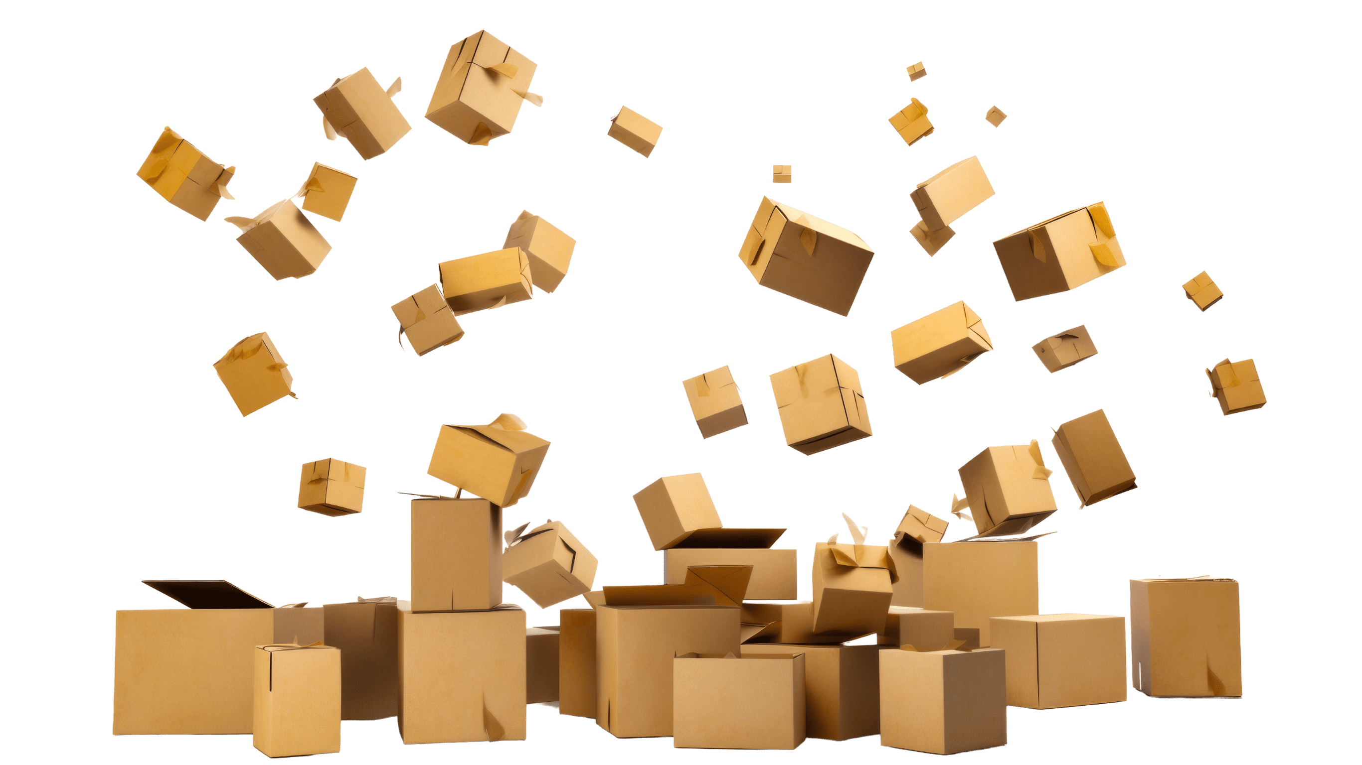 Boxes Falling